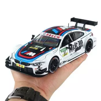1:24 коллекционных легкосплавных гоночных автомобиля BMW M4 GT3 Sport Rally белый