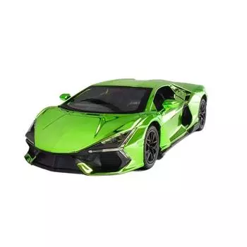 1/24 Lamborghini Revuelto Electroplate Alloy Car Diecasts & Toy Vehicles Metal Toy Model Sound and Light Collection Kids Toy фиолетовый