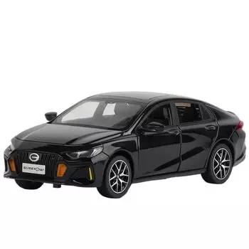1/24 литая металлическая модель автомобиля - GAC Motor EMPOW 55 Coupe, уличный спортивный автомобиль, подарок для ребенка, звук и свет 1/24-Size:22*11*6.5cm чёрный
