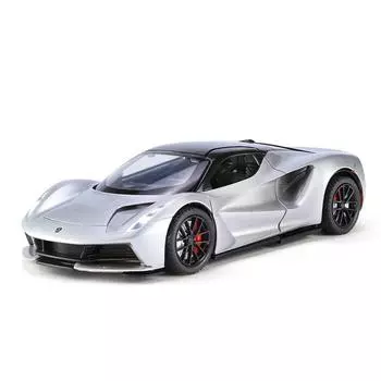 1/24 Lotus EVIJA Alloy Pure Electric Sports Car Model Diecast Metal Track Racing Car Vehicle Model Sound and Light Kids Toys Gift чёрный