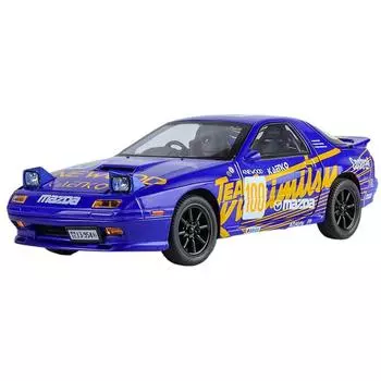 1/24 масштаб Mazda RX7 сплав модифицированная спортивная модель автомобиля литые металлические гоночные машины транспортные средства модель имитация звук и свет детская игрушка подарок синий