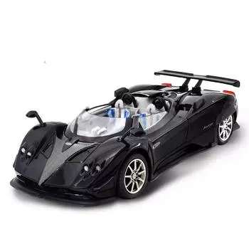 1/24 масштаб Pagani Zonda HP Barchetta сплав концепт спортивная модель автомобиля литые металлические гоночные машины модель автомобиля звук свет детская игрушка подарок белый