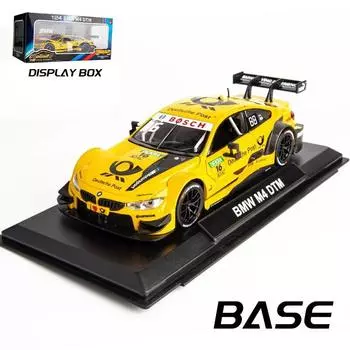 1/24 масштабная модель автомобиля для BMW IM M4 GT3 гоночный автомобиль спортивный гоночный автомобиль модель игрушки пресс-литье из металлического сплава миниатюрная копия 1/24-Size:20.5*8.3*5.5cm белый