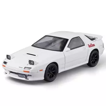 1/24 Mazda RX7 Supercar литые игрушечные машинки и транспортные средства модель автомобиля звук и свет инерционные игрушки детские подарки жёлтый
