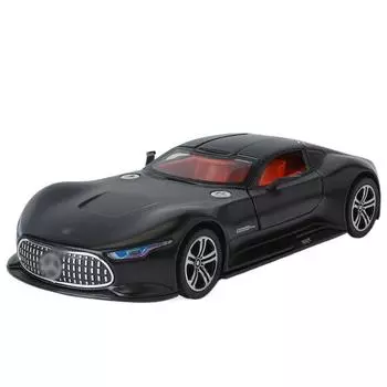 1/24 Mercedes Benz AMG Vision GT New Concept Sport Car Alloy Metal Diecast Car Model Sound & Light Collecting Hobby Decoration Gift чёрный