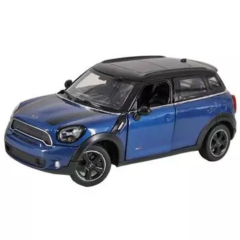 1/24 Mini Countryman Модель автомобиля из сплава MINI Coopers Моделирование литья под давлением Металлические игрушечные транспортные средства Коллекция моделей автомобилей Детская игрушка в подарок синий
