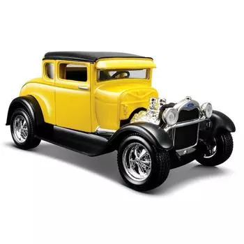 1:24 Модель A Close Box 1929 года, классический винтажный игрушечный литой металлический автомобиль BN