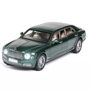 1/24 Mushang Extended Bentley Mushang, большой размер, литая под давлением модель автомобиля из сплава, игрушка с высокой имитацией металлического автомобиля для коллекции 1/24-21.5x7.5x5.5cm армия зеленый