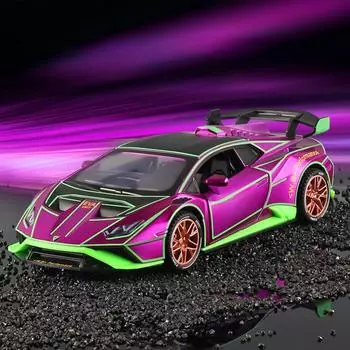 1:24 Rambo Spray Version Модель автомобиля из сплава со звуком и светом - Детская игрушка