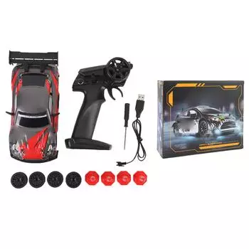 1/24 RC Cars Высокоскоростной полноприводный RC Drift Racing Car с дистанционным управлением Электрический Спорт