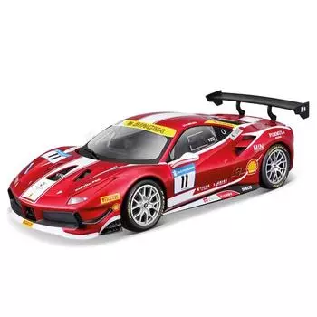 1:24 Red 2017 488 Challenge Racing Sport Model Игрушечный литой металлический автомобиль