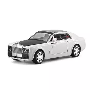 1/24 Rolls-Royce Sweptail Alloy Car Model Diecasts & Toy Vehicles Metal Toy Car Model Collection Simulation Sound Light Kids Gift белый
