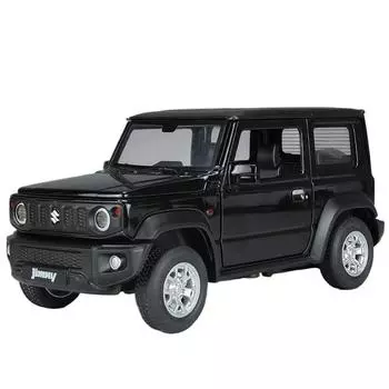 1/24 SUZUKI Jimny Игрушечная модель автомобиля Литье под давлением со звуком и светом Функция инерционного механизма Игрушки Модели транспортных средств Коллекционные подарки для взрослых белый