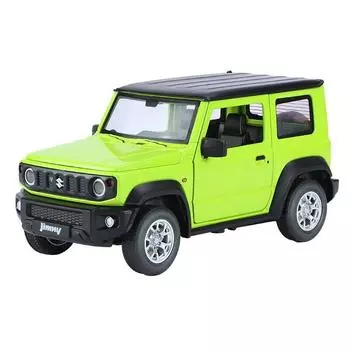 1/24 SUZUKI Jimny литая модель автомобиля из металла внедорожники модель автомобиля звуковая и световая имитация коллекция детских игрушек подарок жёлтый