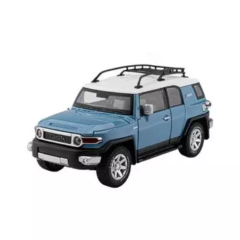 1/24 Toyota FJ Land Cruiser SUV внедорожный игрушечный автомобиль литой металлический сплав транспортное средство миниатюрная модель коллекция подарок для мальчиков детей белый