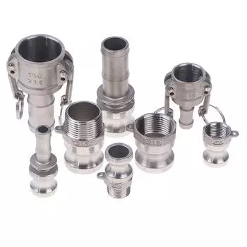 1/2 1“ 304 нержавеющая сталь садовый разбрызгиватель Camlock фитинг адаптер штуцер Camlock быстроразъемный для шланговых насосов фитинги A3