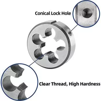 1/2-20 UNF Tap High Speed Steel Model 1/2-20 UNF Right Hand Round Handle