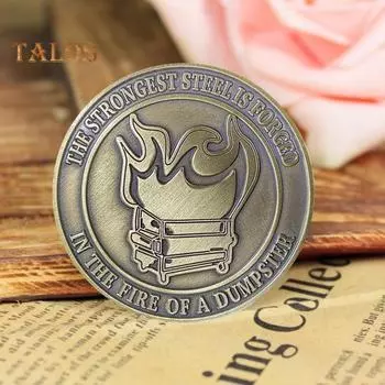 1/2/3/4/5/10 шт. Медаль вызова Изысканный дизайн Замысловатые 3D-резные фигурки Портативная монета Портативный мотивационный жетон 1pc