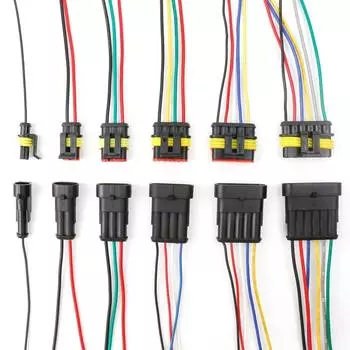 1/2/3/4/5/6-контактный женский мужской автомобильный герметичный водонепроницаемый электрический провод автомобильный разъем автомобильная вилка закат