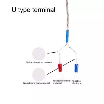 1/2/3/4/5 м, 50 мм зонд, термопара K-типа, датчик температуры, резьба M8 4m