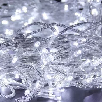 1/2/3/4/5 м светодиодная гирлянда гирлянды Рождественская елка свадьба уличное украшение водонепроницаемая гирлянда для помещений и улицы лампа на батарейках 1m 10 leds