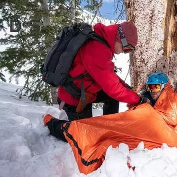 1/2/3/4/5 шт. аварийный спальный мешок термомешок для бивуака водонепроницаемое аварийное одеяло сон выживание укрытие для приключений на открытом воздухе 1pc