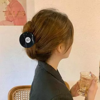 1/2/3/4/5 шт., черные заколки для волос в форме клюшки для гольфа в форме 8 мячей, женские заколки для волос в виде акулы, аксессуары для причесок 1pc