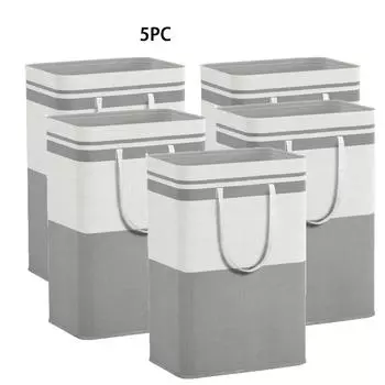 1/2/3/4/5 шт. Корзина для белья с ручкой, водонепроницаемая, вместимость 72 л, складная, органайзер для одежды и всякой всячины, ящик для хранения