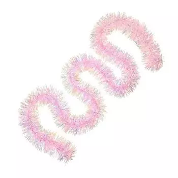 1/2/3/4/5 шт. Рождественская проволочная гирлянда лента розовая тема блестящая проволочная гирлянда декоративная проволочная лента праздничное украшение 1pc розовый