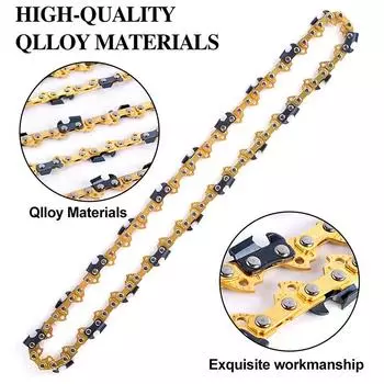 1/2/3/4/6 шт. 16-дюймовая цепная пила, лезвие для лесозаготовок, аксессуары для электропил, 59 приводных звеньев, 29 режущих звеньев, шаг 3/8 дюйма, LP, .050 1PCS