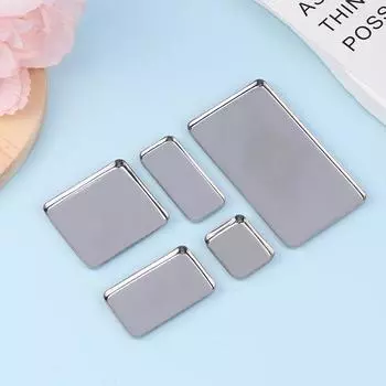 1/2/3/4/6 шт. пустые жестяные кюветы для теней для век палитры для макияжа пустые квадратные палетки алюминиевые кейсы кюветы для пудры A2