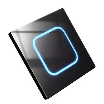 1/2/3/4 Gang настенные стекла панельные переключатели светодиодный индикатор точка сброса выключатели питания сменные настенные кнопки выключатели света A