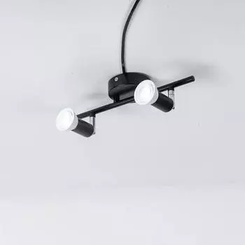 1/2/3/4 головки современный дизайн светодиодные люстры черный потолочный светильник для гостиной кухни спальни регулируемый потолочный абажур NO BULB