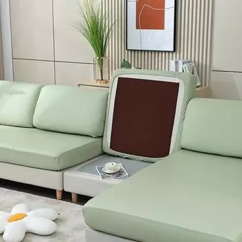 1/2/3/4 местные эластичные чехлы на подушки для дивана из искусственной кожи для гостиной, водонепроницаемые эластичные чехлы на сиденья стула, чехлы для диванов Normal Size1(S)-1pc