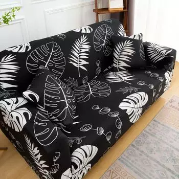 1/2/3/4-местный чехол для дивана с геометрическим рисунком, эластичный спандекс, L-образные чехлы для диванов, шезлонг, угловой диван, чехол, защита для мебели 1-seater 90-140cm