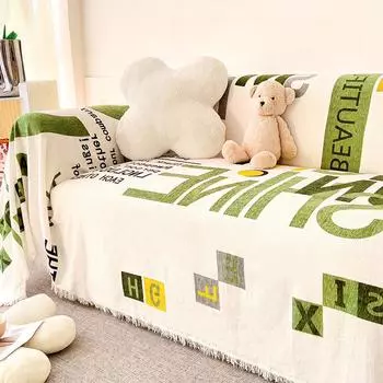 1/2/3/4 местный чехол для дивана с геометрическим принтом, синельное полотенце для дивана, одеяло, чехол для дивана, мягкие универсальные одеяла для дивана с защитой от кошачьих царапин 180x130