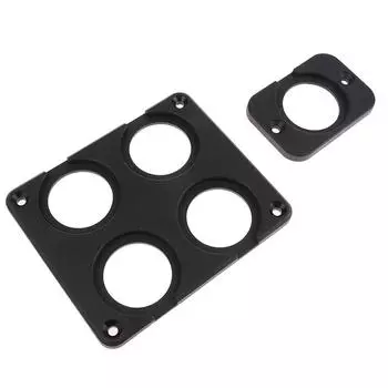 1/2/3/4 отверстия USB розетка панель черный ABS корпус держатель комплект монтаж для автомобиля лодка грузовик приборная панель прикуриватель гнездо A1