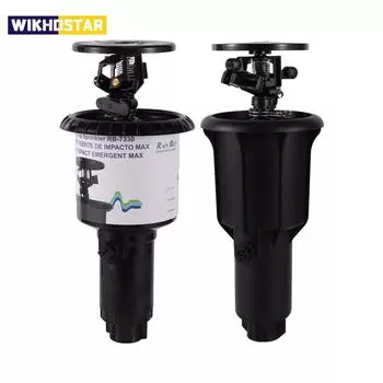 1/2 3/4 импульсный выдвижной ударный дождеватель с регулируемой качающейся головкой, вращающийся подземный дождеватель для автоматического полива сельскохозяйственных угодий 2901