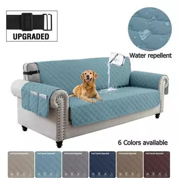 1 2 3 4 Seater Water Proof Sofa Cover Pet Dog Cat Kids Sofa Mat Couch Slipcovers for Living Room Armchair Furniture Covers Home 1Seat Chair Cover
