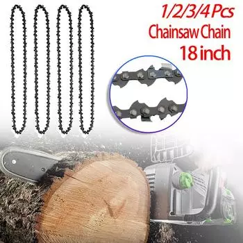 1/2/3/4 шт. 18-дюймовая цепная пила 72 приводных звена 36 режущих звеньев шаг 0,325 дюйма калибр .058 дюйма запасная часть для электропилы инструмент для резки дерева садовый инструмент 1PCS