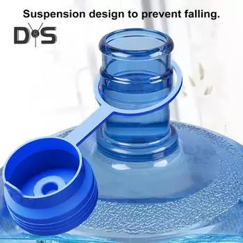 1/2/3/4 шт. 5-галлонная крышка для кувшина для воды, силиконовая крышка для ведра, герметичная многоразовая крышка, не допускающая проливания, сменная крышка для диспенсера для бутилированной воды 55 мм 1pc