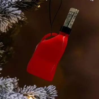 1/2/3/4 шт. украшение для газового баллона мини-бензобак рождественский держатель для денег рождественская елка подвесной газ 1pc