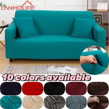 1/2/3/4 сиденья, чехол для дивана, водонепроницаемые эластичные угловые чехлы для дивана, L-образный чехол для дивана, защитный чехол для скамейки, тонкая ткань 1-Seat 90-140cm