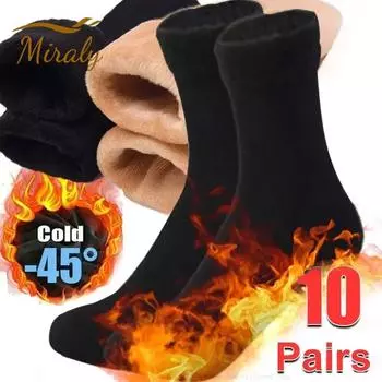 1/2/3/5/10Pairs Snow Velvet Boots Thicken Fleece Thermal Socks Women Winter Warm Short Socks Cashmere Wool Sock Home Floor Wear