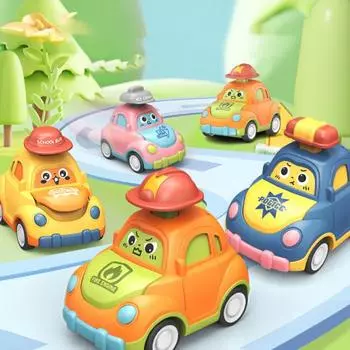 1/2/3/5 шт. Мини-игрушка для детей с инерционным механизмом, умная самоуправляемая машина, батарейки не требуются 1pc