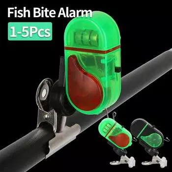 1/2/3/5 шт. Сигнализация для рыбалки, звуковой колокольчик, двойной фонарь, сигнализация для поклевки рыбы, сигнализация для рыбалки, чувствительные аксессуары, рыболовные снасти