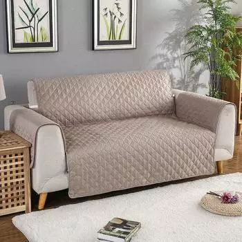 1/2/3 чехлы на диван для домашних животных для гостиной, чехол для дивана, стула, противоскользящий съемный моющийся коврик, защита для мебели, кошка 1seat 55x195cm коричневый