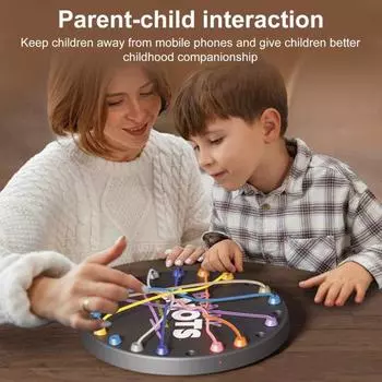 1/2/3 комплекта Brainy Knots Игра для распутывания веревок Логическое мышление Вызов на настольную игру с витой веревкой Для детей и взрослых Обучающая игрушка для распутывания эластичной веревки 1 Set