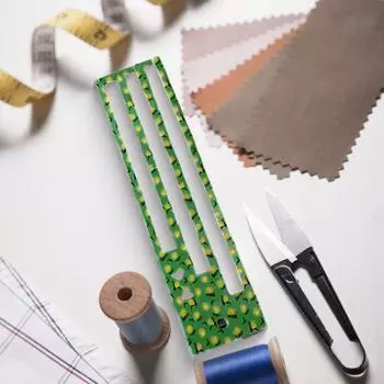 1/2/3 комплекта шаблонов карманов на молнии 3 размера с принтом лимона DIY шаблоны для изготовления молнии акриловые карманы на молнии пэчворк швейная линейка трафарет руководство инструменты 1 Set