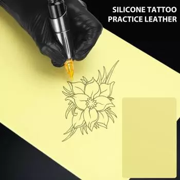 1/2/3 листа пустая кожа для татуировок практика 3 мм кожа для татуировок накладная кожа принадлежности для татуировок для практики 1pc